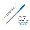TRANSPARENTE PEN Q-CONNECT AZUL MÉDIO