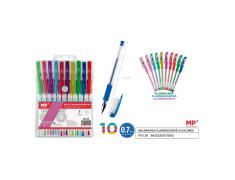 CANETA FLUORESCENTE PEN 10 CORES