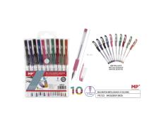 CANETA METÁLICA PEN 10 CORES