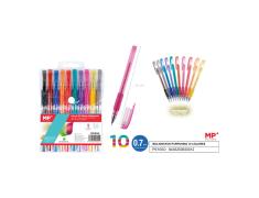 PURPLE PEN 0.7MM 10 CORES