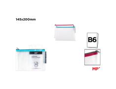 Bolsa Eva Transparente Com Fecho B6