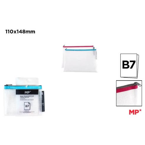 Bolsa Eva Transparente Com Fecho B7