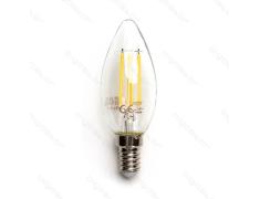 Lâmpada LED de filamento E14 C35 4W Luz Quente 2700K