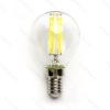 Lâmpada de filamento LED E14 G45 4W Luz Fría 6500K