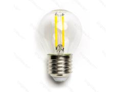 Lâmpada de filamento LED E27 G45 4W Luz Fría 6500K
