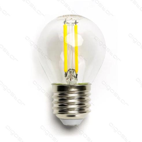 Lâmpada de filamento LED E27 G45 4W Luz Fría 6500K