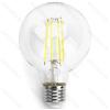 Lâmpada LED Filamento E27 G80 4W Luz Quente 6500K