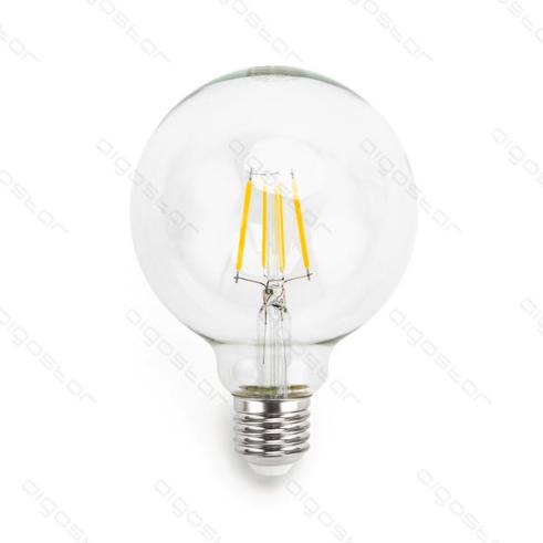 Bombilla de Filamento LED E27 G95 4W Luz fría 6500K