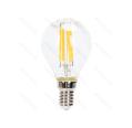 Lâmpada LED Filamento Regulável E14 G45 4W Luz Quente 2700K