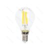 Lâmpada de filamento LED Ajustável E14 G45 4W Luz Fría 6500K