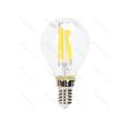 Lâmpada de filamento LED Ajustável E14 G45 4W Luz Fría 6500K