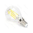 Lâmpada de filamento LED Ajustável E14 G45 4W Luz Fría 6500K