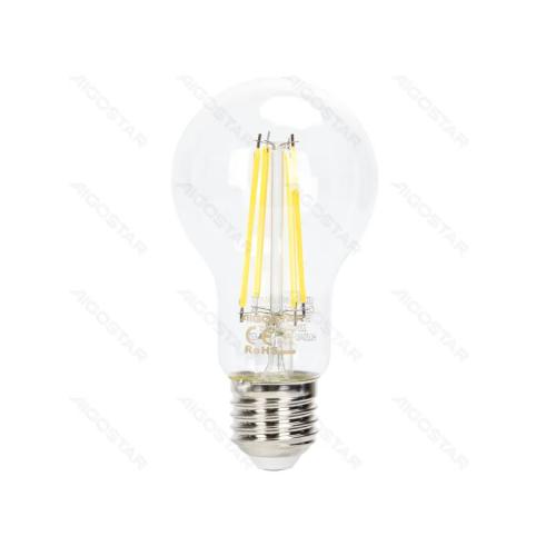 Lâmpada de filamento LED Regulável E27 A60 6W Luz Fria 6500K
