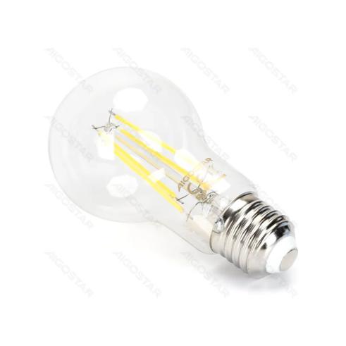Lâmpada de filamento LED Regulável E27 A60 6W Luz Fria 6500K