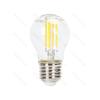 Lâmpada de filamento LED E27 G45 4W Luz Fría 6500K