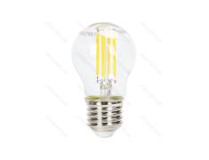 Lâmpada de filamento LED E27 G45 4W Luz Fría 6500K