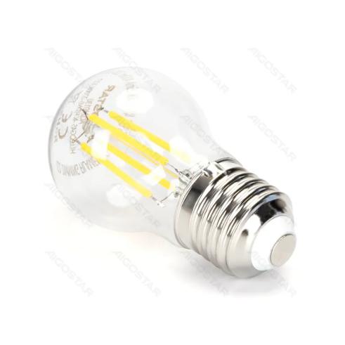 Lâmpada de filamento LED E27 G45 4W Luz Fría 6500K