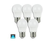 LED BULB A5 G45 BIG ANGLE / LUZ BRANCA 6W E27 6400K (PACOTE DE 5 UNIDADES)