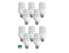 B5 ESPIRAL / 9W LED BULB E27 6400K LUZ BRANCA (PACK 10 UNIDADES)
