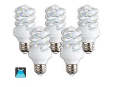 B5 ESPIRAL / 9W LED BULB E27 6400K LUZ BRANCA (CONJUNTO DE 5 UNIDADES)