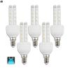 BULBO LED B5 T3 2U / 6W E14 LUZ BRANCA 6400K (CONJUNTO DE 5 UNIDADES)