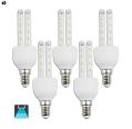 BULBO LED B5 T3 2U / 6W E14 LUZ BRANCA 6400K (CONJUNTO DE 5 UNIDADES)