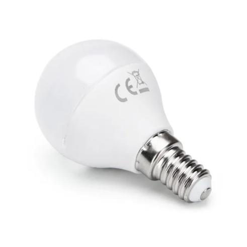 Lâmpada LED G45 / 4,9 W E14 Luz Fria 6500K