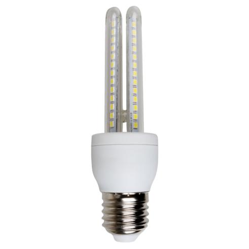 Lâmpada LED T3 2U / 9W E27 Luz Fria 6500K