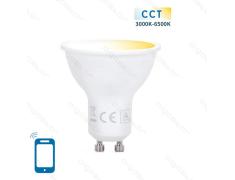 Lâmpada LED Wifi GU10 5W CCT