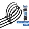 Abraçadeiras de Nylon Preto 40 unidades (W3,6*L200mm)