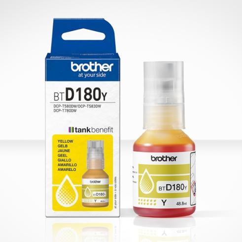 Brother BTD180Y Frasco de Tinta Amarelo Original