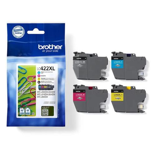 Brother LC422XL Pacote de 4 Originais