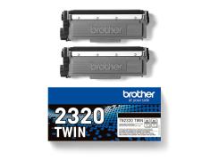Brother TN2320 Preto Pacote de 2 Originais