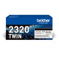 Brother TN2320 Preto Pacote de 2 Originais