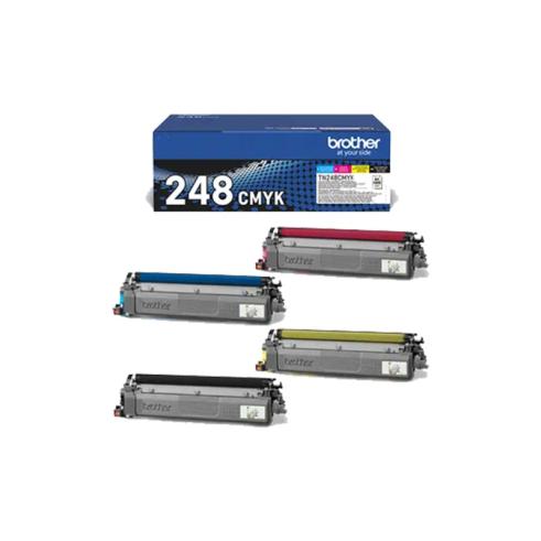 Brother TN248CMYK Pacote de 4 Toners Originais