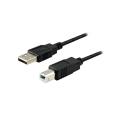 Cabo de impressora USB-A 2.0 Macho para USB-B Macho 1.8m