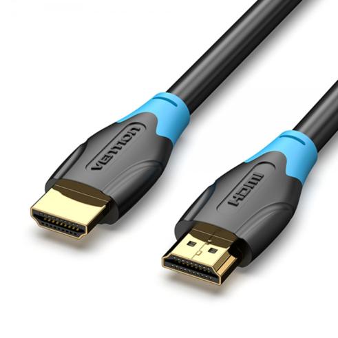 Cabo HDMI Macho para HDMI Macho 2.0 4K 0,75 m Preto Vention