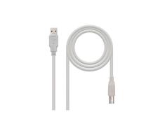 Cabo de impressora USB A 2.0 macho para USB B macho 1,80 m Nanocable