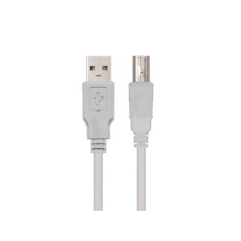 Cabo de impressora USB A 2.0 macho para USB B macho 1,80 m Nanocable