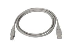 Cabo de impressora USB 2.0 tipo A macho para tipo B macho 1,8 m bege Aisens