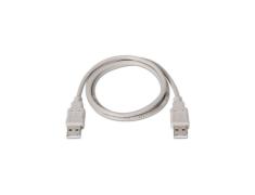 Cabo USB 2.0 Tipo A Macho para Macho 1.0m Cor Bege Aisens