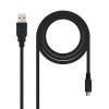 Cabo USB-A 2.0 macho para micro-USB macho 1,80m Nanocable