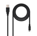 Cabo USB-A 2.0 macho para micro-USB macho 1,80m Nanocable