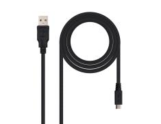 Cabo USB-A 2.0 macho para micro-USB macho 1,80m Nanocable