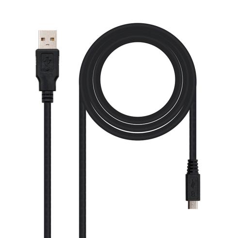 Cabo USB-A 2.0 macho para micro-USB macho 1,80m Nanocable
