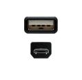 Cabo USB-A 2.0 macho para micro-USB macho 1,80m Nanocable