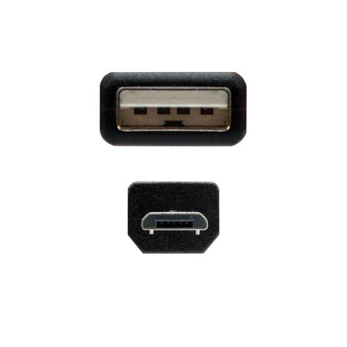 Cabo USB-A 2.0 macho para micro-USB macho 1,80m Nanocable