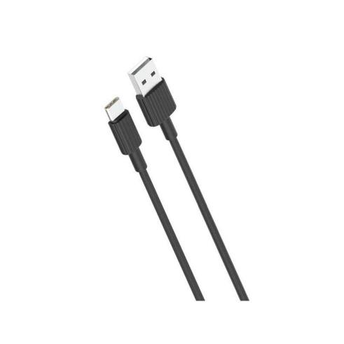 Cabo USB-A Tipo C Carregamento + Transmissão de Dados a Alta Velocidade 2,4 A 1 m Preto XO