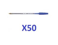 BOX 50 Q-CONECTAR CANETA AZUL MÉDIA