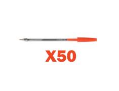 BOX 50 Q-CONECTAR CANETA VERMELHO MÉDIA